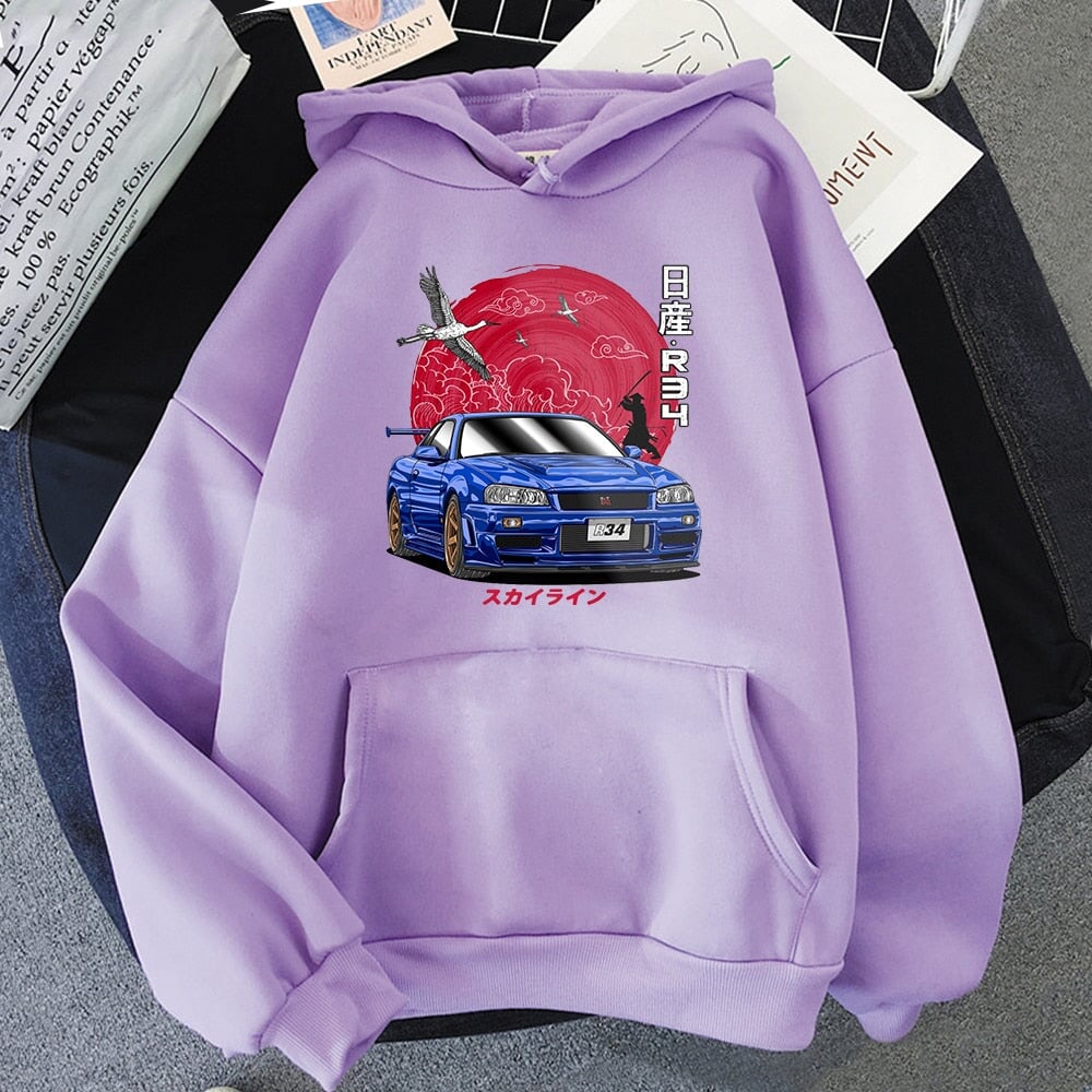 Anime Initial D Hooded Sweatshirt-Kawaii Dream