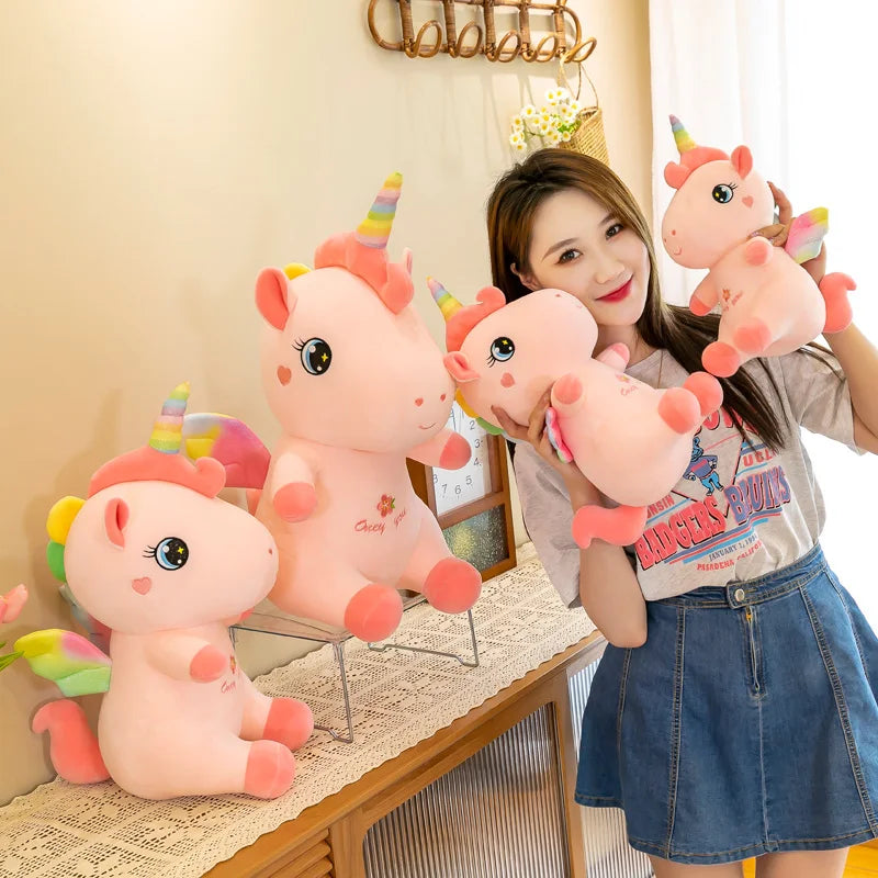 Avie the Rainbow Unicorn Plushie-Kawaii Dream