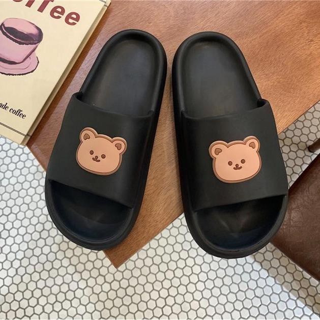 Beary Cute Open-toe Slippers-Kawaii Dream