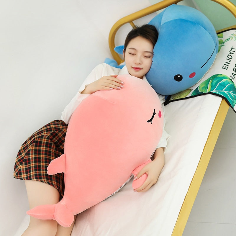 Cheerful Chonky Plumpy Pink Blue Whale-Kawaii Dream