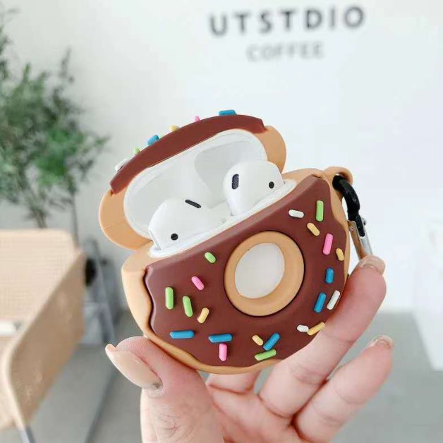 Chocolate Donut Airpods Case (1&2)-Kawaii Dream