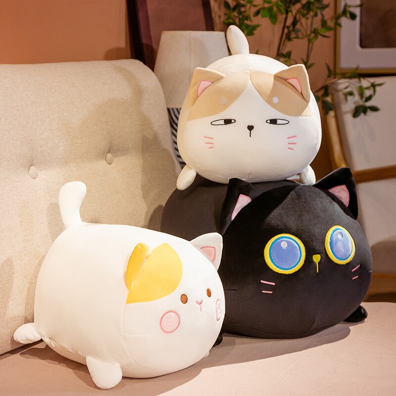 Chubby Cat Martha Tabby Kiki Plushie Crew-Kawaii Dream