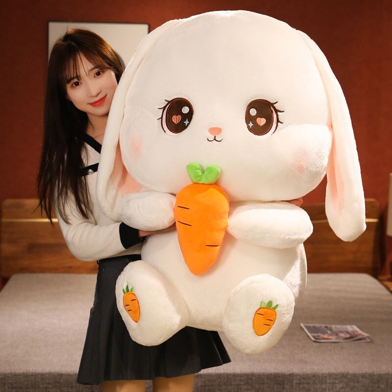 Cinnabun the Cuddly White Bunny Plushie-Kawaii Dream