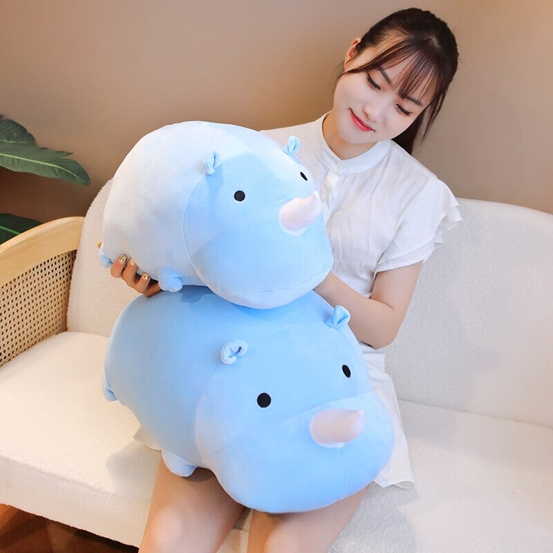 Cleo the Kawaii Chunky Rhino Plush-Kawaii Dream