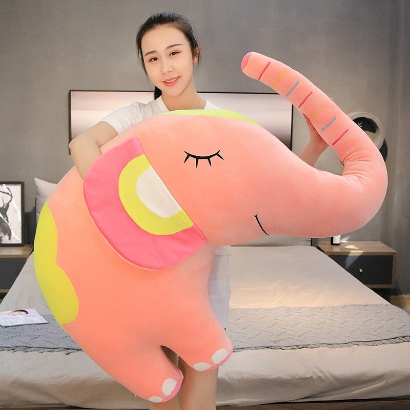 Colourful Sleeping Elephant Plushies - Limited Stock-Kawaii Dream
