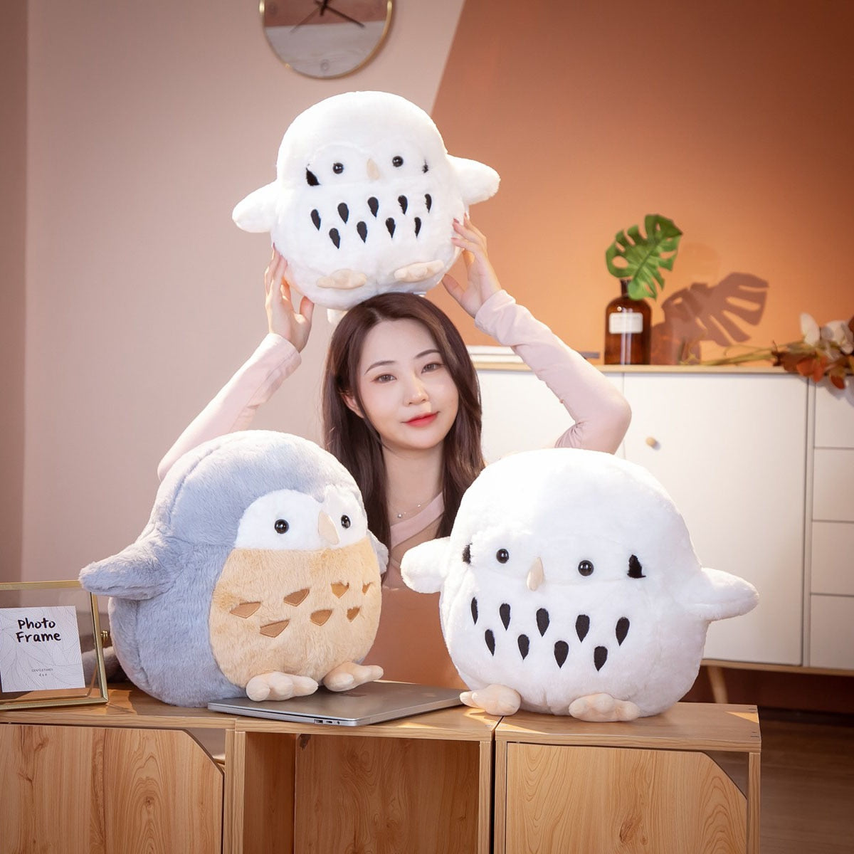 Cute Chonky Owl Plushies-Kawaii Dream