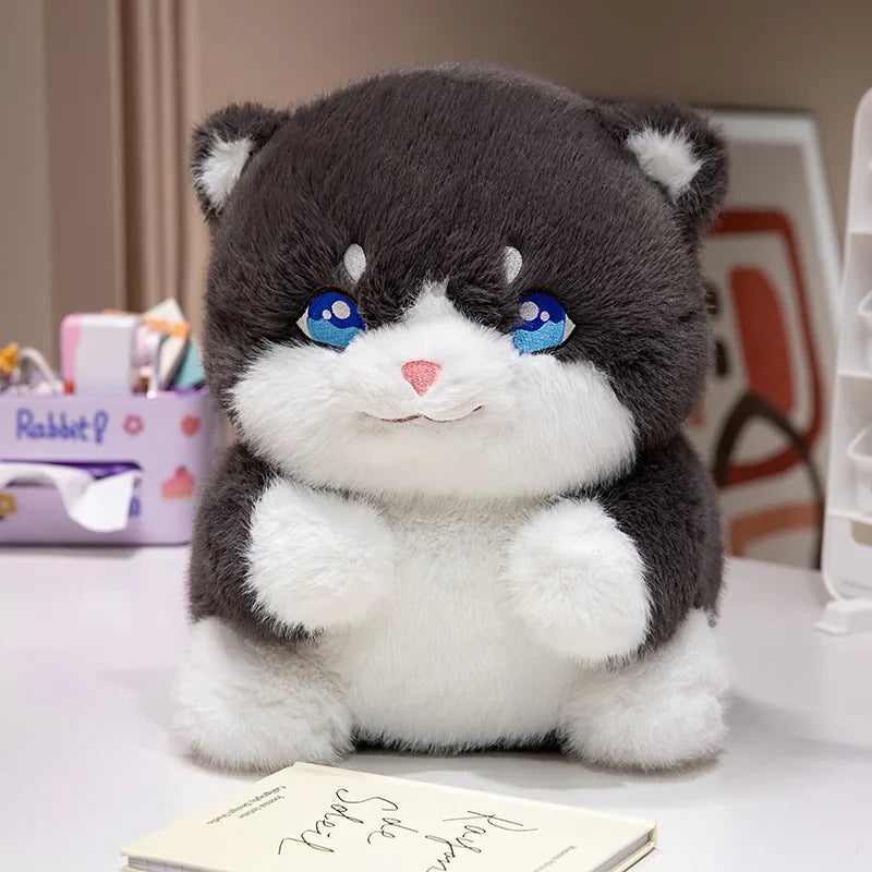 Cute Chubby Gray Ginger Cat Plushies-Kawaii Dream