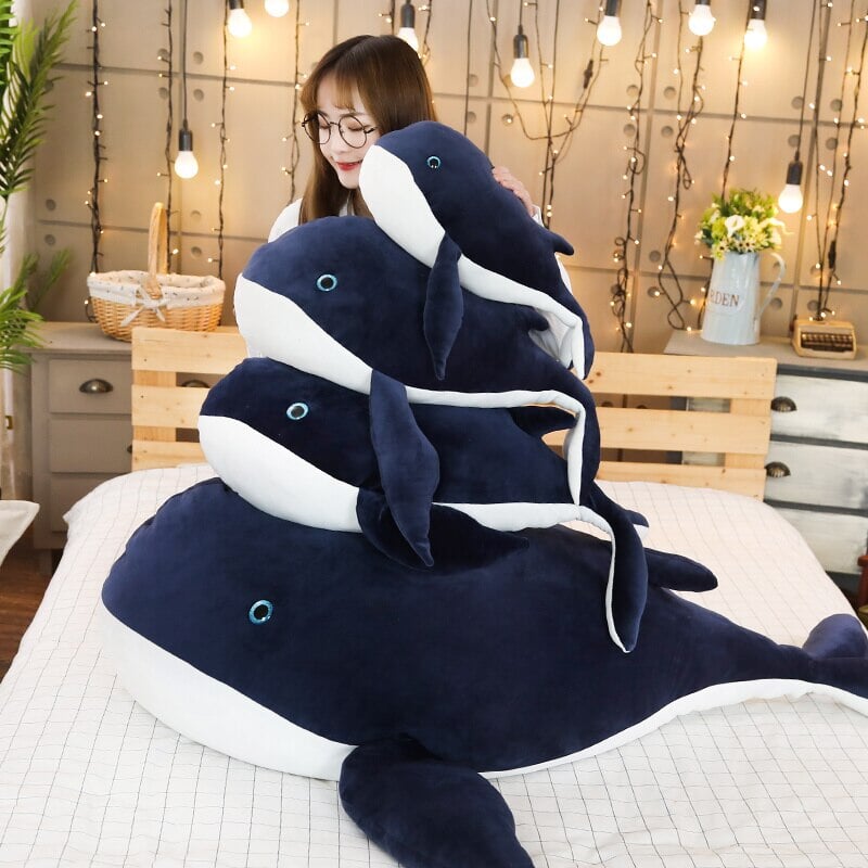 Dreamy Giant Blue Eye Whales Plushie-Kawaii Dream
