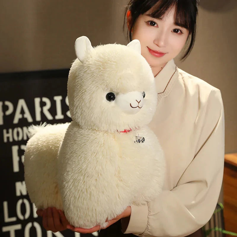 Fluffy Alpaca Llama Plushies with Bell-Kawaii Dream