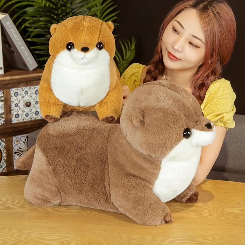 Fluffy Chubby Otter Plushies-Kawaii Dream