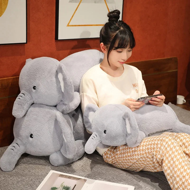 Fluffy Laying Elephant Family-Kawaii Dream