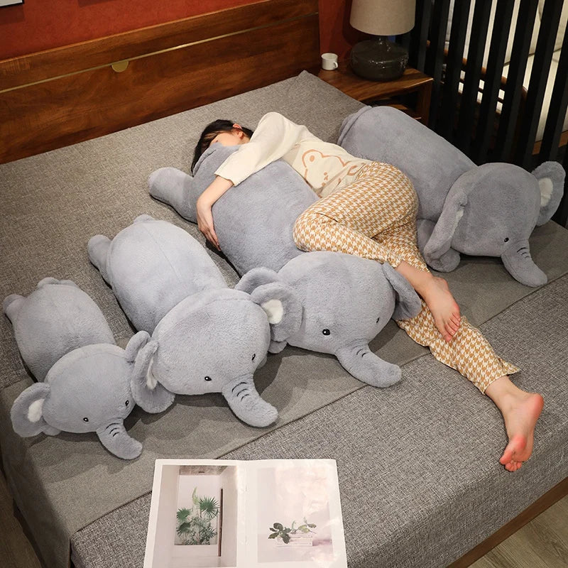 Fluffy Laying Elephant Family-Kawaii Dream