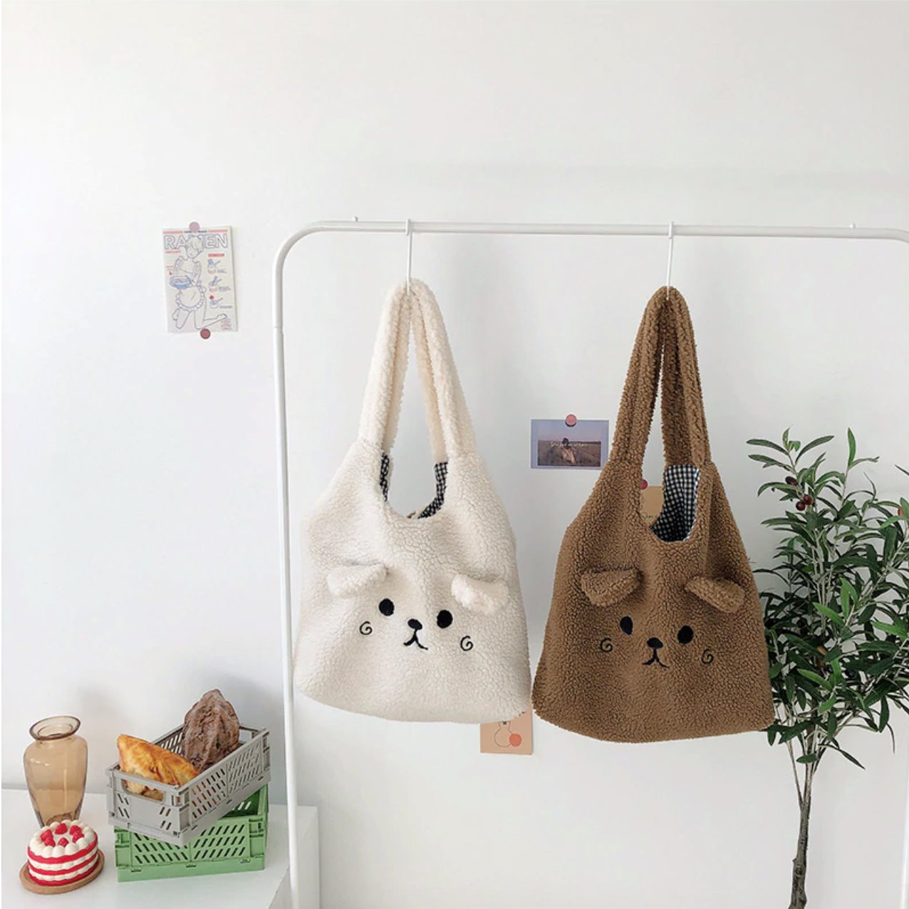 Fluffy Pup Tote-Kawaii Dream