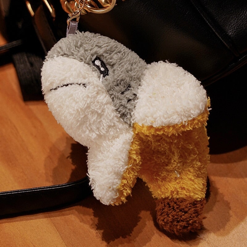 Fluffy Shark Banana Plushie-Kawaii Dream