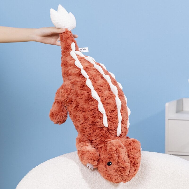 Fuzzy Cute Pink Red Lizard Plushies-Kawaii Dream