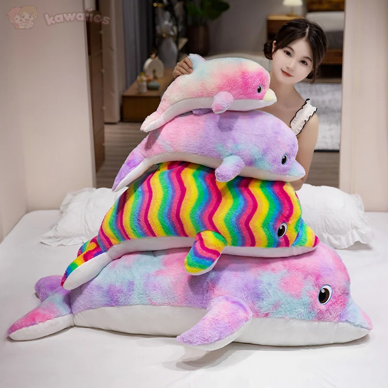 Galaxy Rainbow Dolphin Plushies-Kawaii Dream