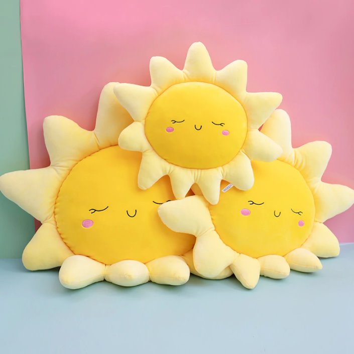 Gentle Sleeping Sun Pillow-Kawaii Dream