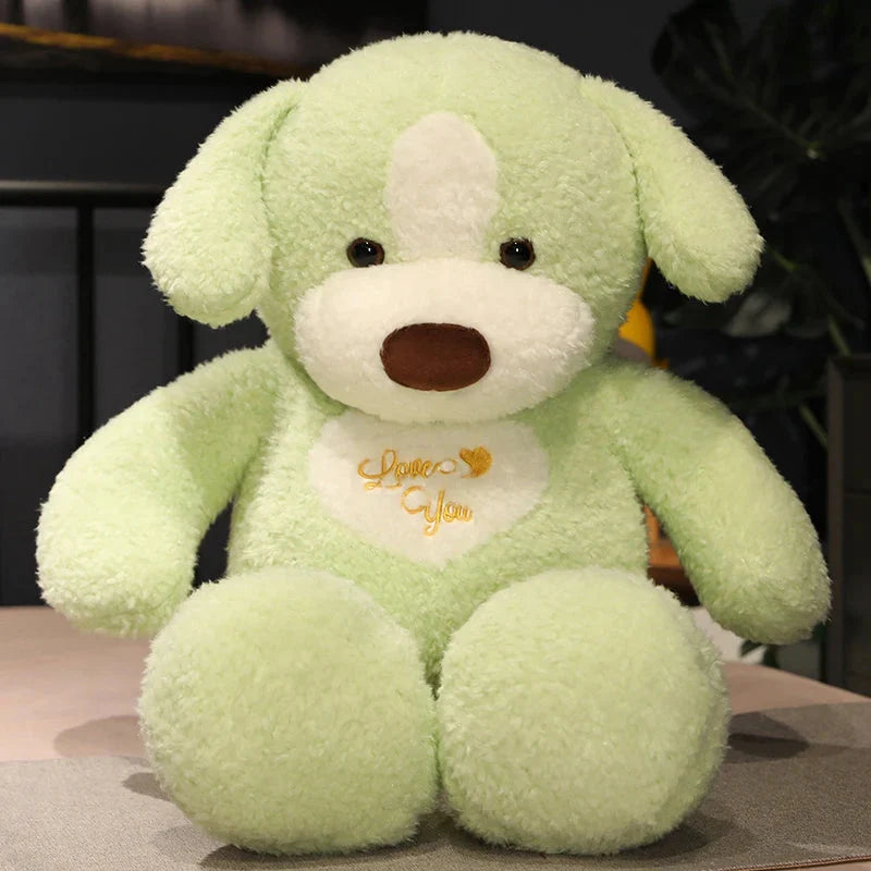 Giant 35in Fluffy Dog Teddy Bear Soft Toy-Kawaii Dream