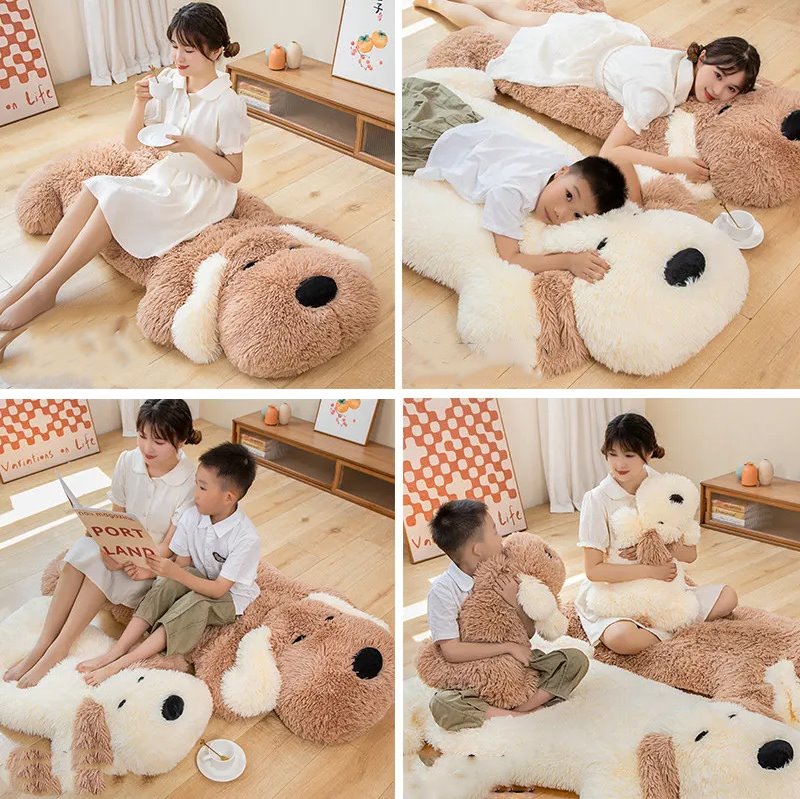 Giant Fluffy Pancake Dog Plushie-Kawaii Dream