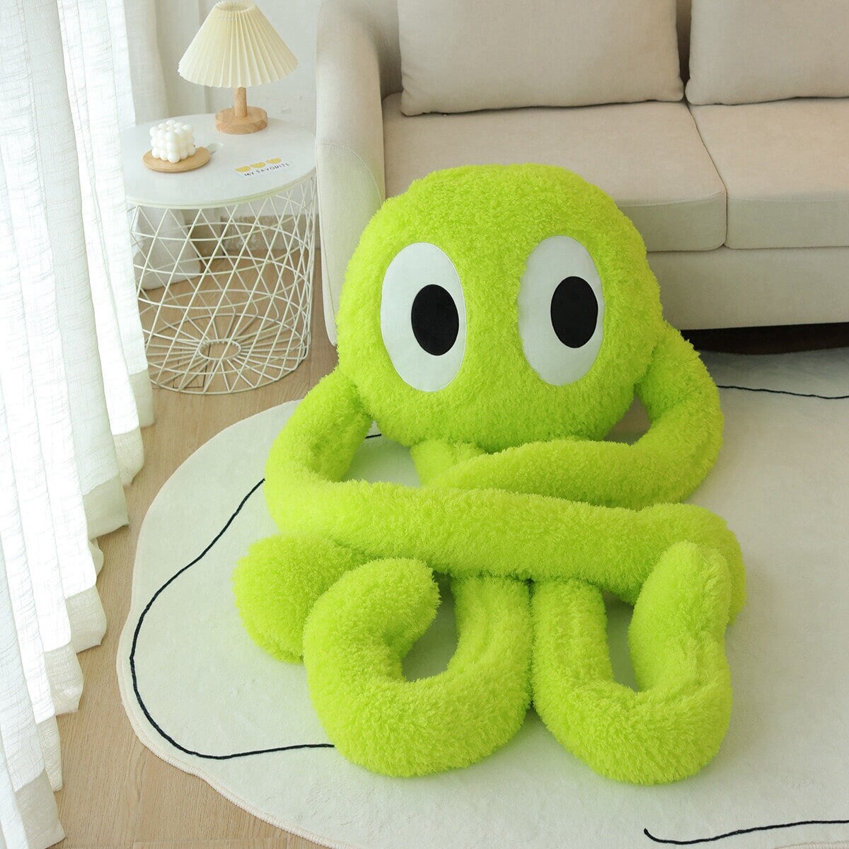 Giant Fuzzy 4-Legged Octopus Plushie-Kawaii Dream