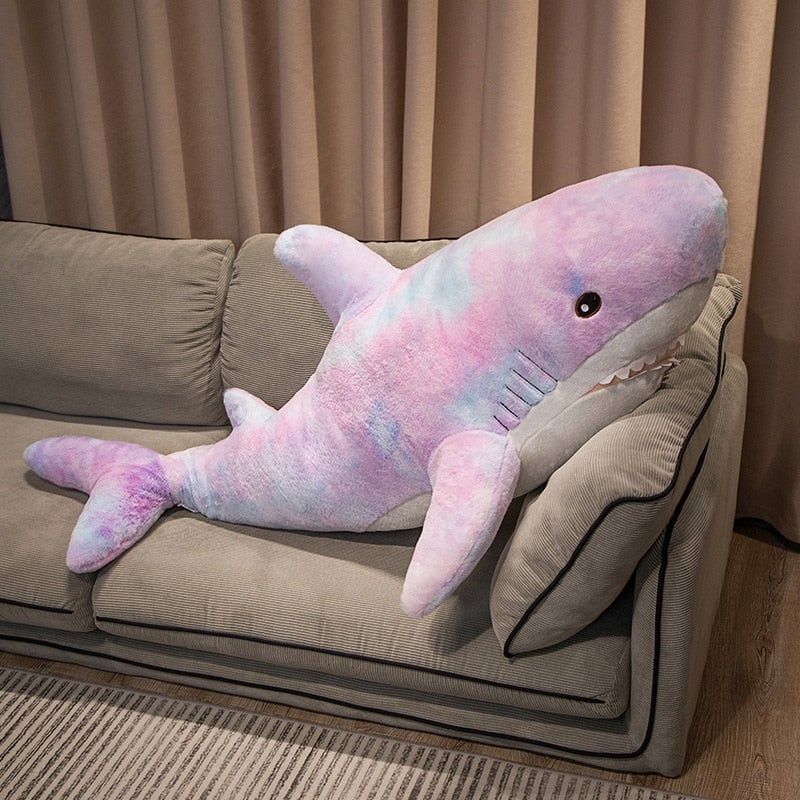 Giant Fuzzy Galaxy Shark Plushies-Kawaii Dream