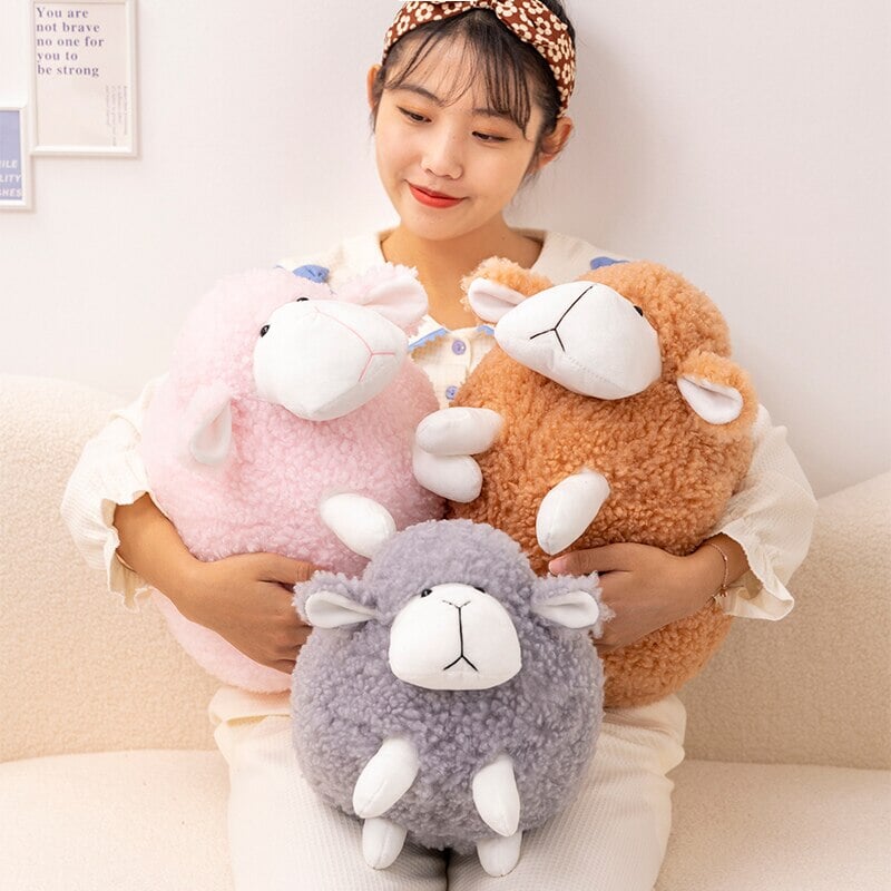 Grumpy Fluffy Sheep Plushies-Kawaii Dream