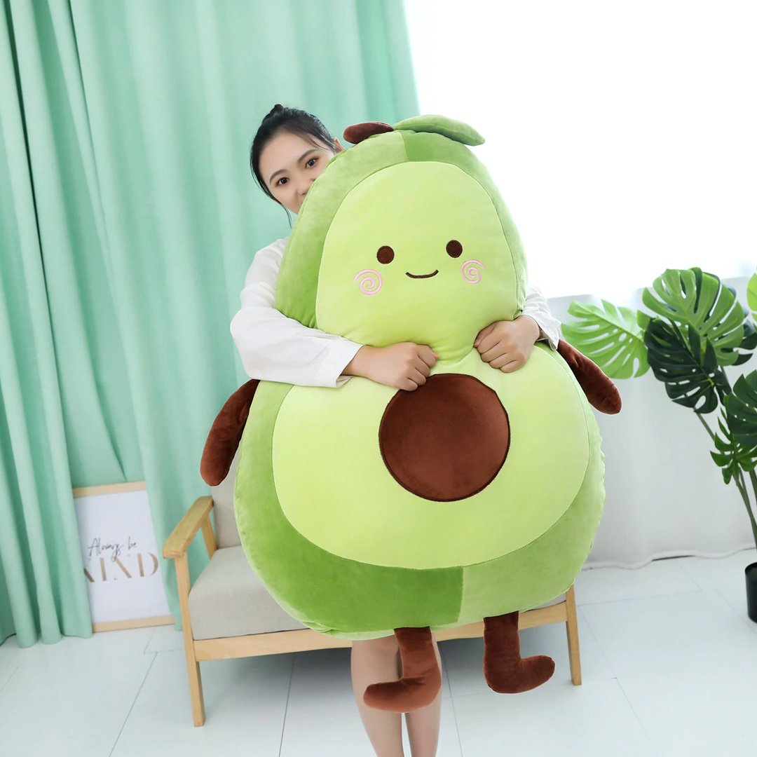 Happy Green Avocado Plushie-Kawaii Dream
