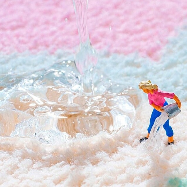 Happy Rainbow Cloud Non-Slip Bath Mat-Kawaii Dream