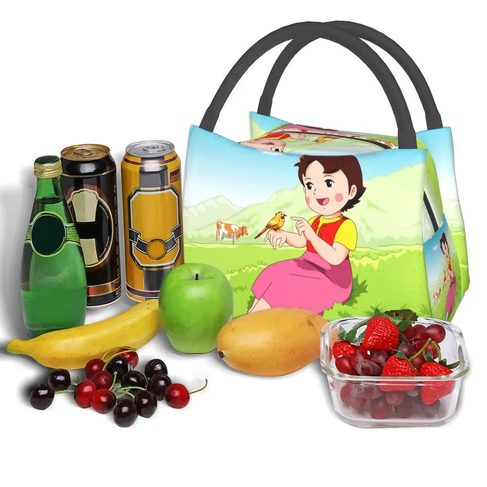Heidi The Girl From The Alps Insulated Lunch Bags-Kawaii Dream