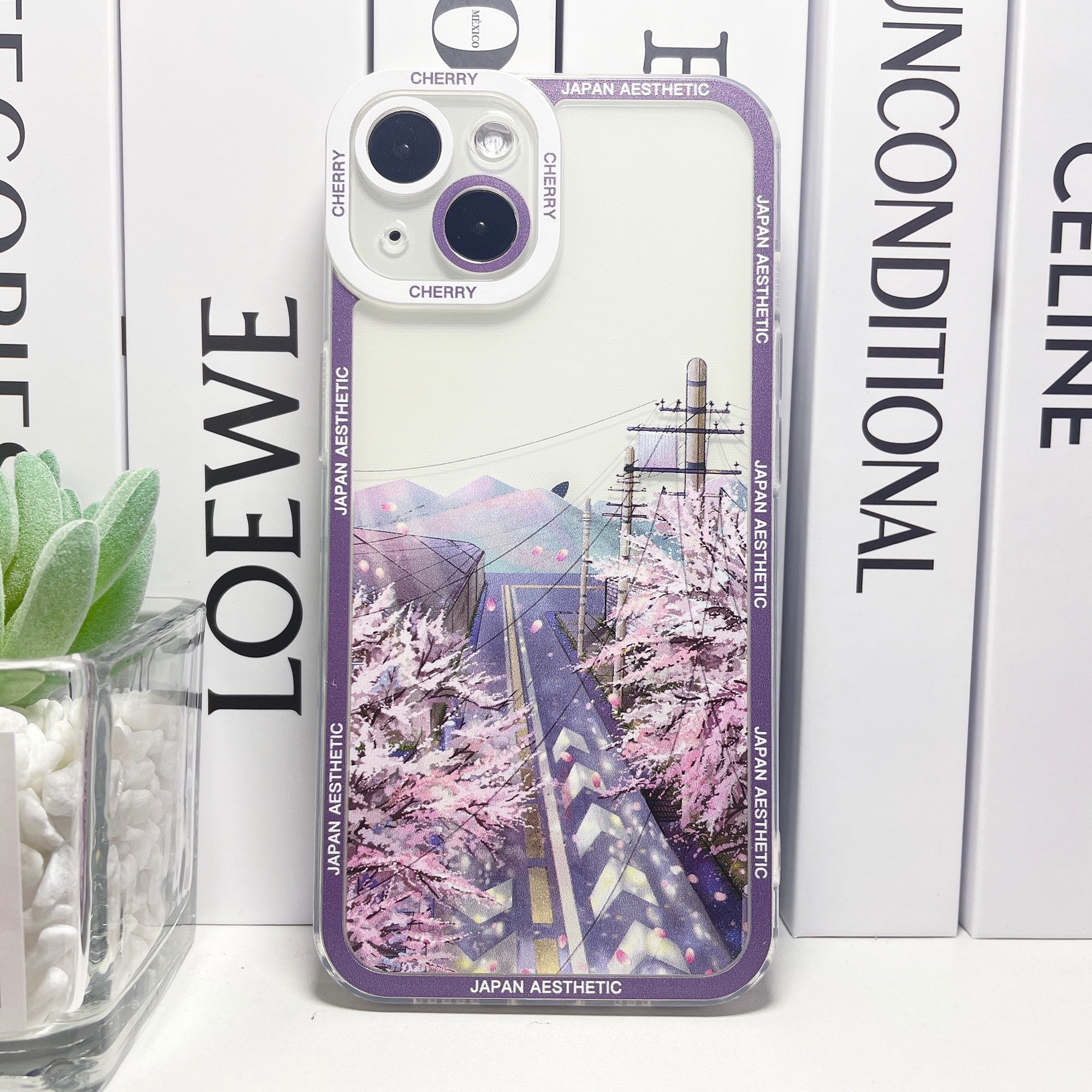 Japanese Aesthetic Cherry Blossom Highway iPhone Case-Kawaii Dream