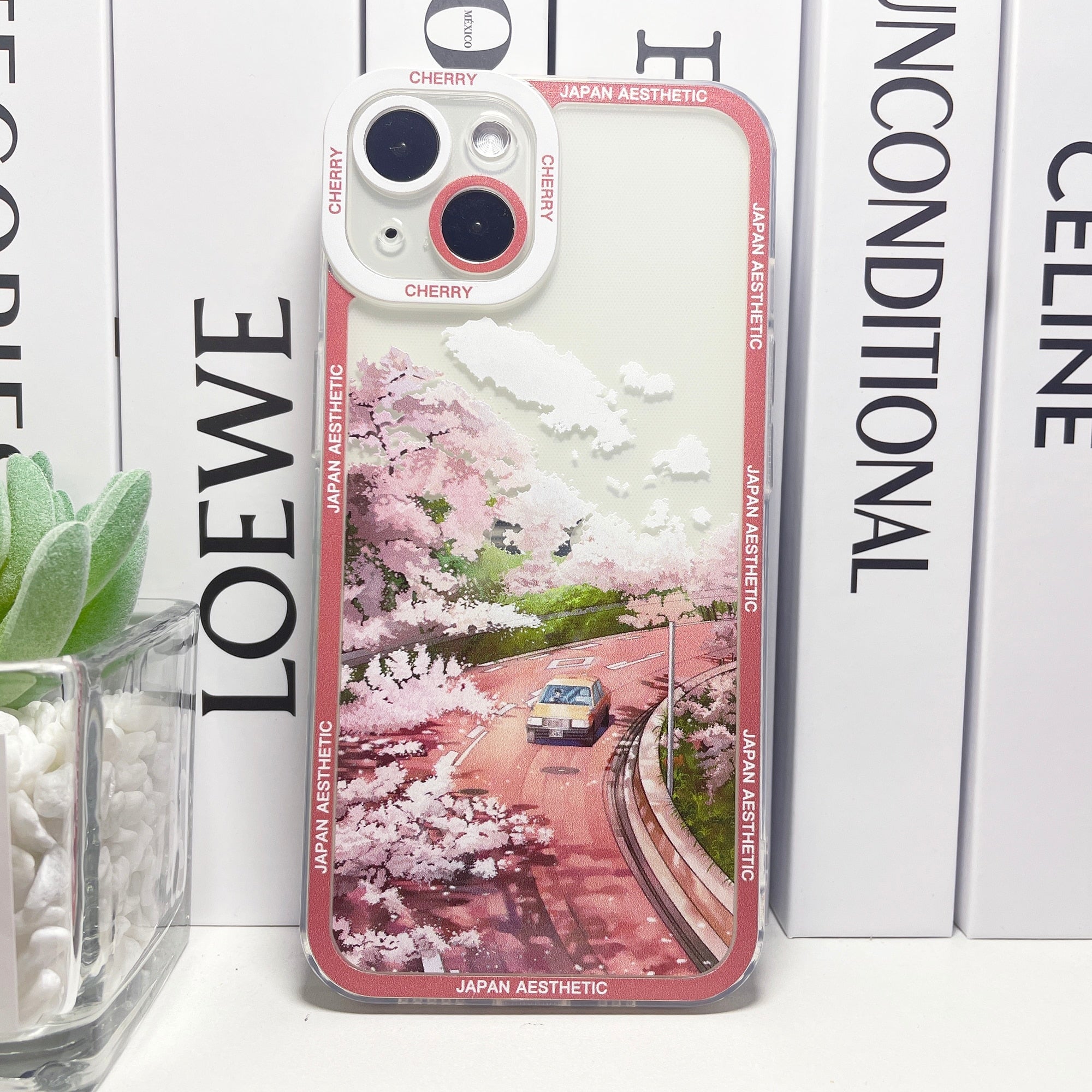 Japanese Aesthetic Cherry Blossom Highway iPhone Case-Kawaii Dream