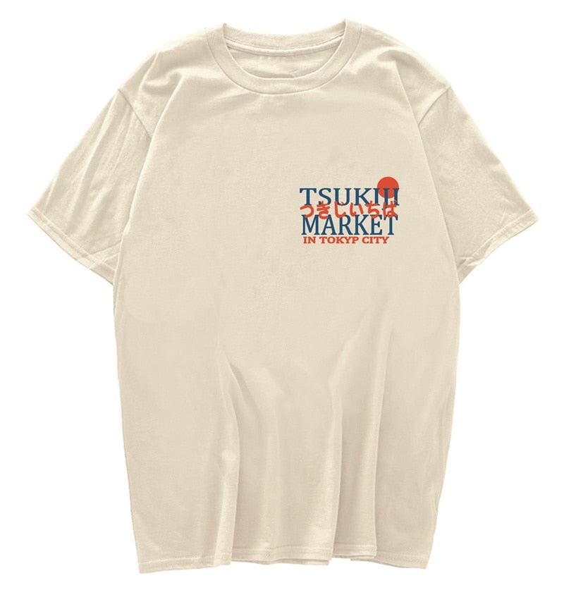 Japanese Tokyo Tsukiji Fish Market Unisex Tee-Kawaii Dream