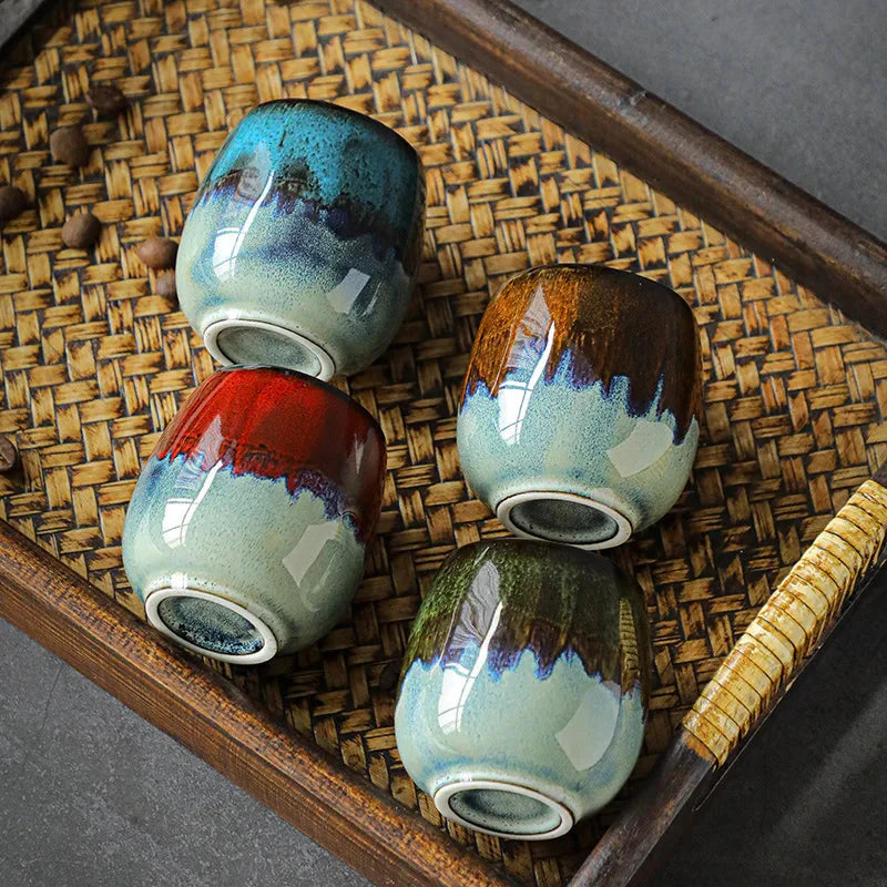 Japanese-theme Ceramic Kiln Round 80ml Tea Cup-Kawaii Dream