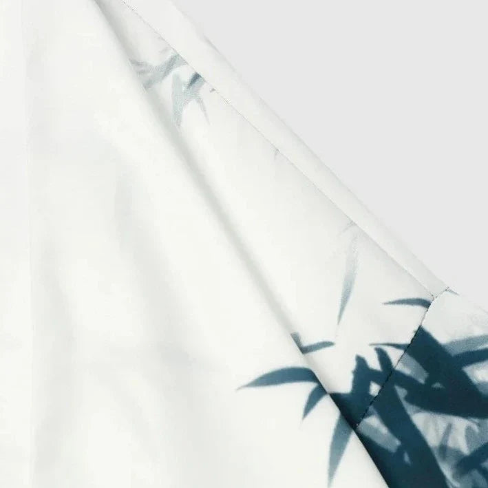 Japanese-themed Crane Shiro Bamboo Unisex Kimonos-Kawaii Dream