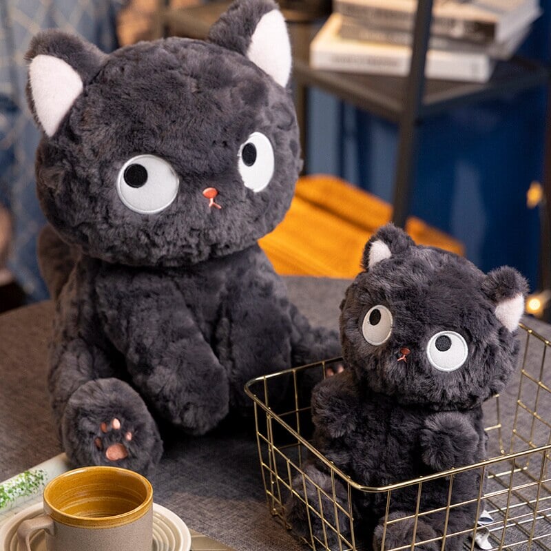Jiji the Cute Fluffy Black Cat Plushie-Kawaii Dream
