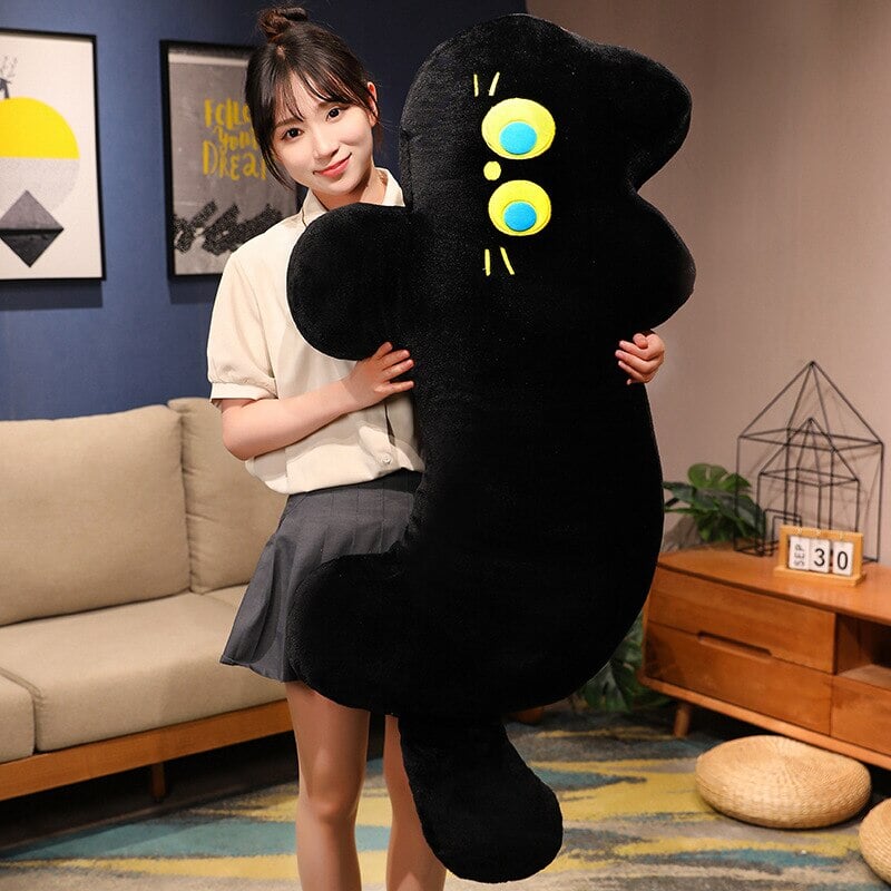 JoJo the Black Cat Plush Pillow-Kawaii Dream