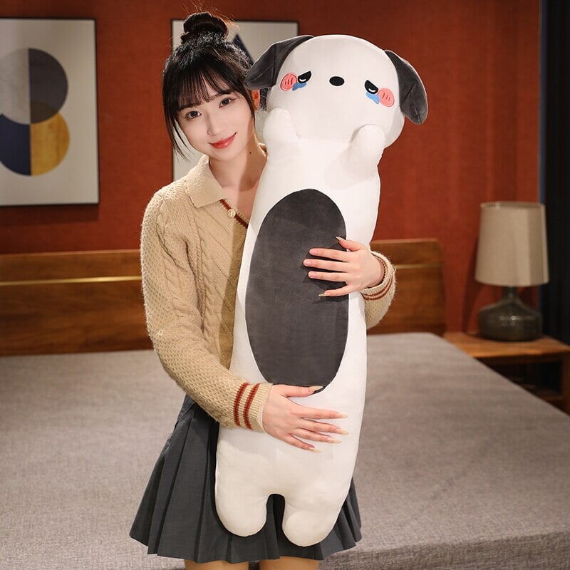 Kawaii 100cm Long Snuggly Dog Cat Pig Plushie Collection-Kawaii Dream