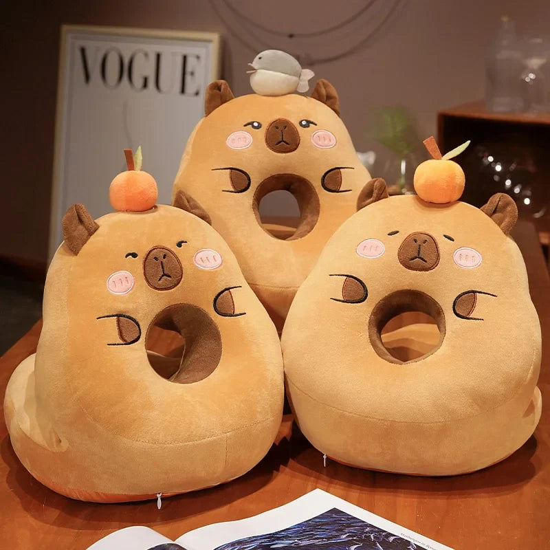 Kawaii Capybara Power Nap Head Rest Cushion-Kawaii Dream