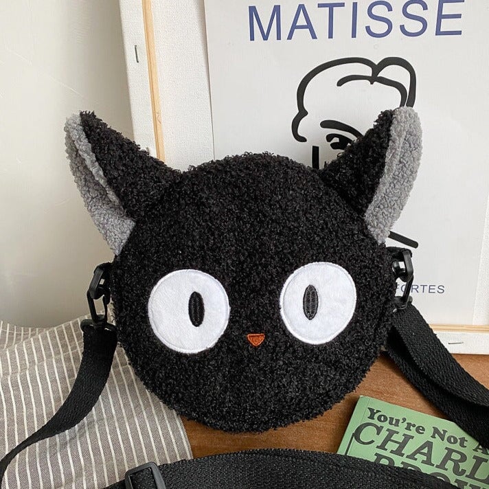 Kawaii Fluffy Cat Sheep Dog Shoulder Bag-Kawaii Dream