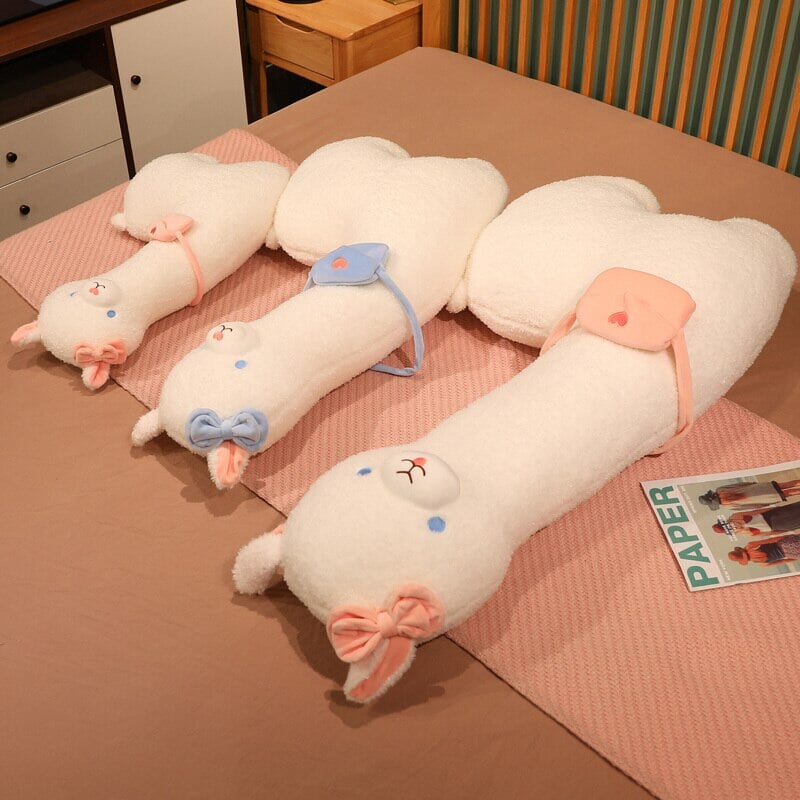 Kawaii Fluffy White Pancake Alpaca Plushie-Kawaii Dream