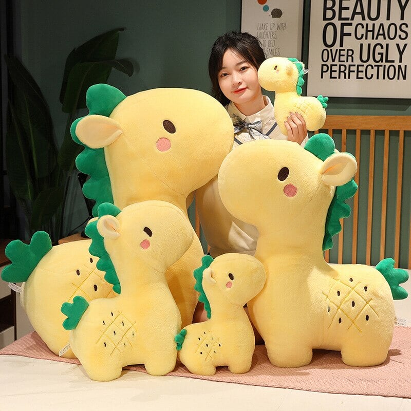 Kawaii Pineapple Giraffe Plush-Kawaii Dream