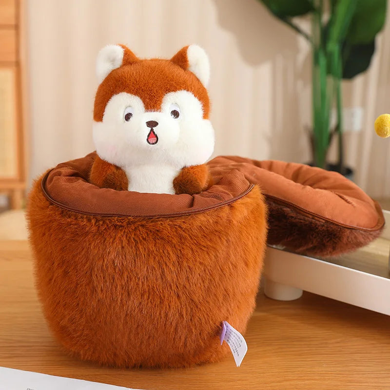 Kawaii Red Squirrel Acorn Plushie-Kawaii Dream