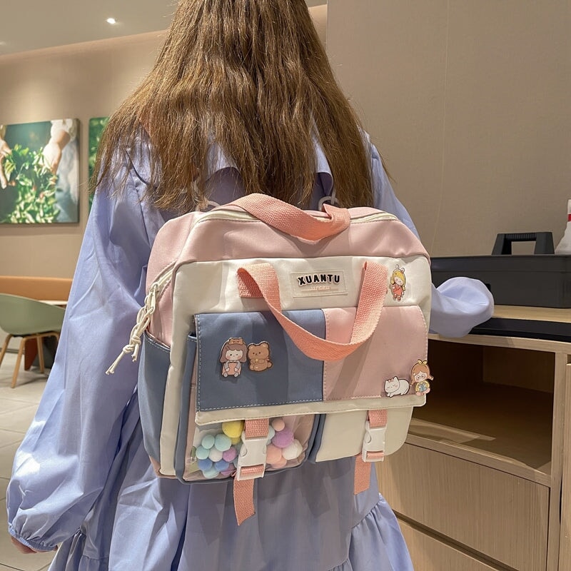 Kawaii School Backpack & Shoulder Bag-Kawaii Dream