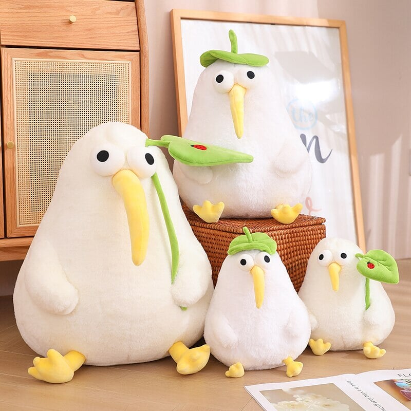 Kawaii White Kiwi Bird Plushie-Kawaii Dream