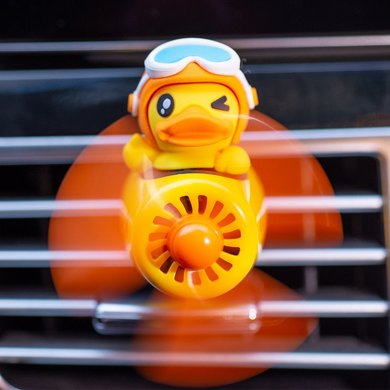 Kawaii Winking B-Duck Pilot Car Air Refresher Perfume Accessories-Kawaii Dream