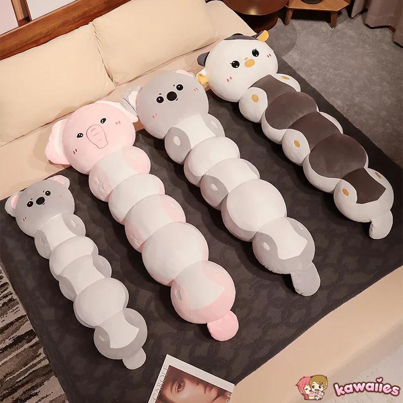 Long Caterpillar Cat Koala Elephant Plushie Collection-Kawaii Dream