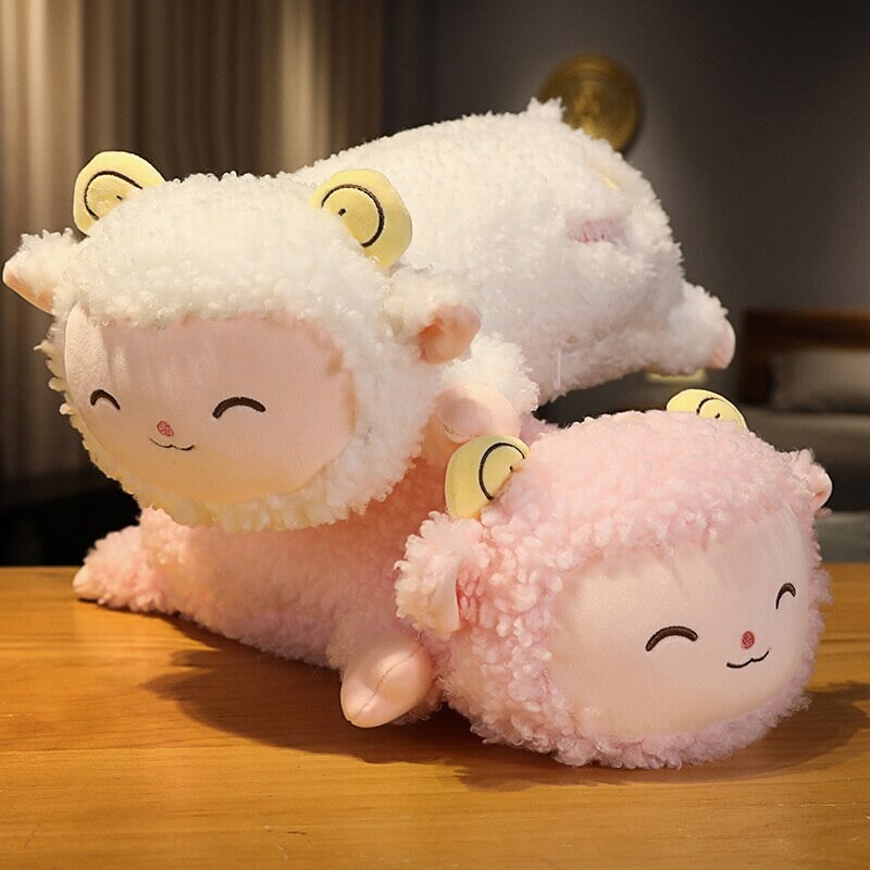 Long Fluffy 'Happy' Alpaca Llama Plush-Kawaii Dream