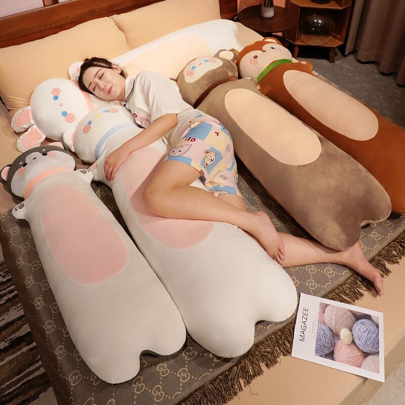 Long Snuggly Monkey Dog Deer Bunny Cat Buddy Plushies-Kawaii Dream
