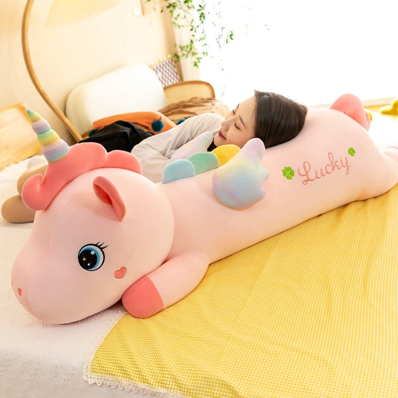 Lucky the Long Pink Unicorn Plushie-Kawaii Dream