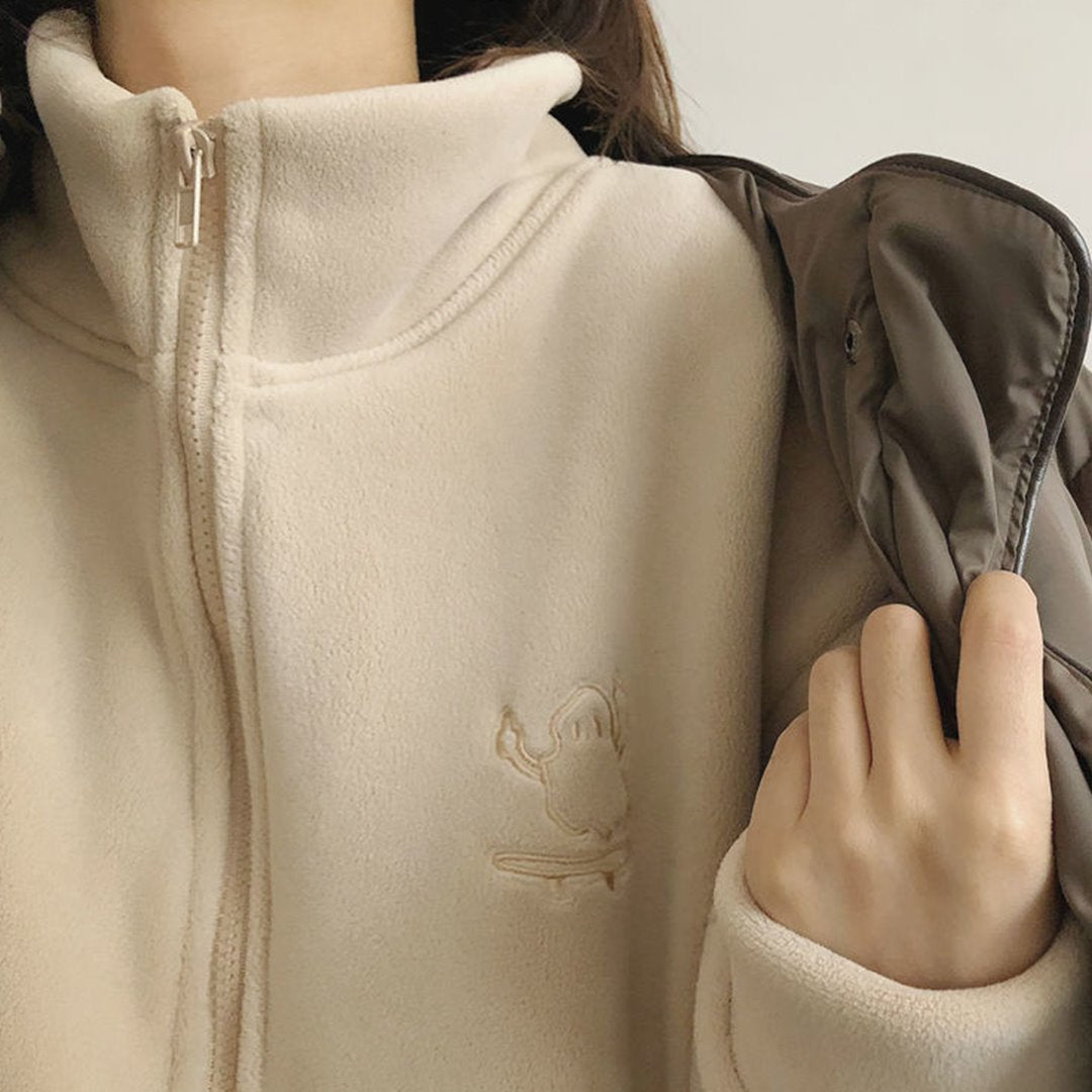 Monster Skateboarding Women's Fleece Zipped Jacket (2023 Season)-Kawaii Dream